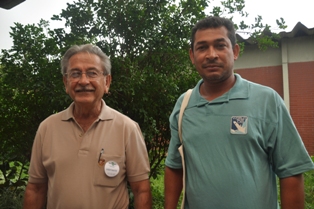Nilton de Menezes (esq.) e Geraldo José (direita)